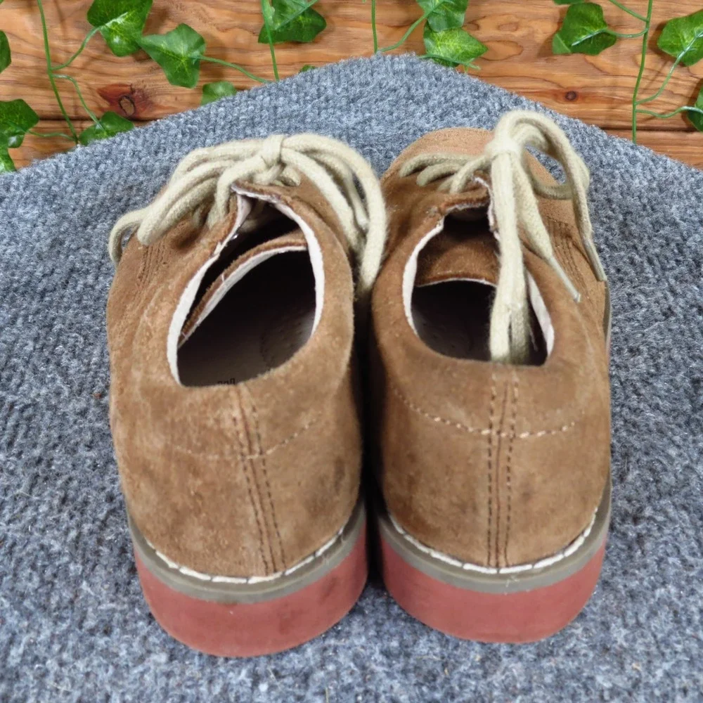 Tucker + Tate Boys Toddler 9.5 Brown Suede Oxford Shoes Classic‎ Lace Up